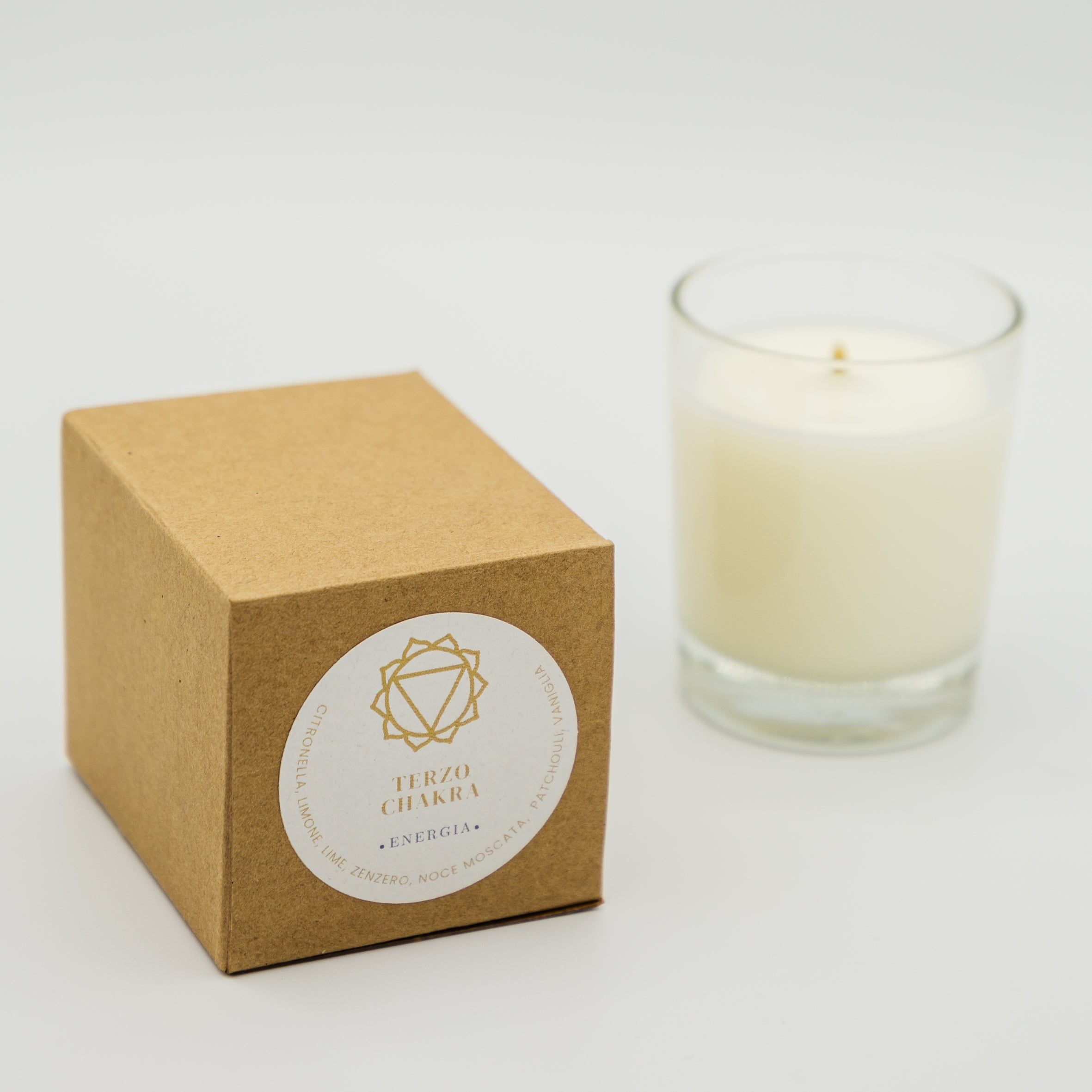 Candela Energia Terzo Chakra - Limone e Zenzero
