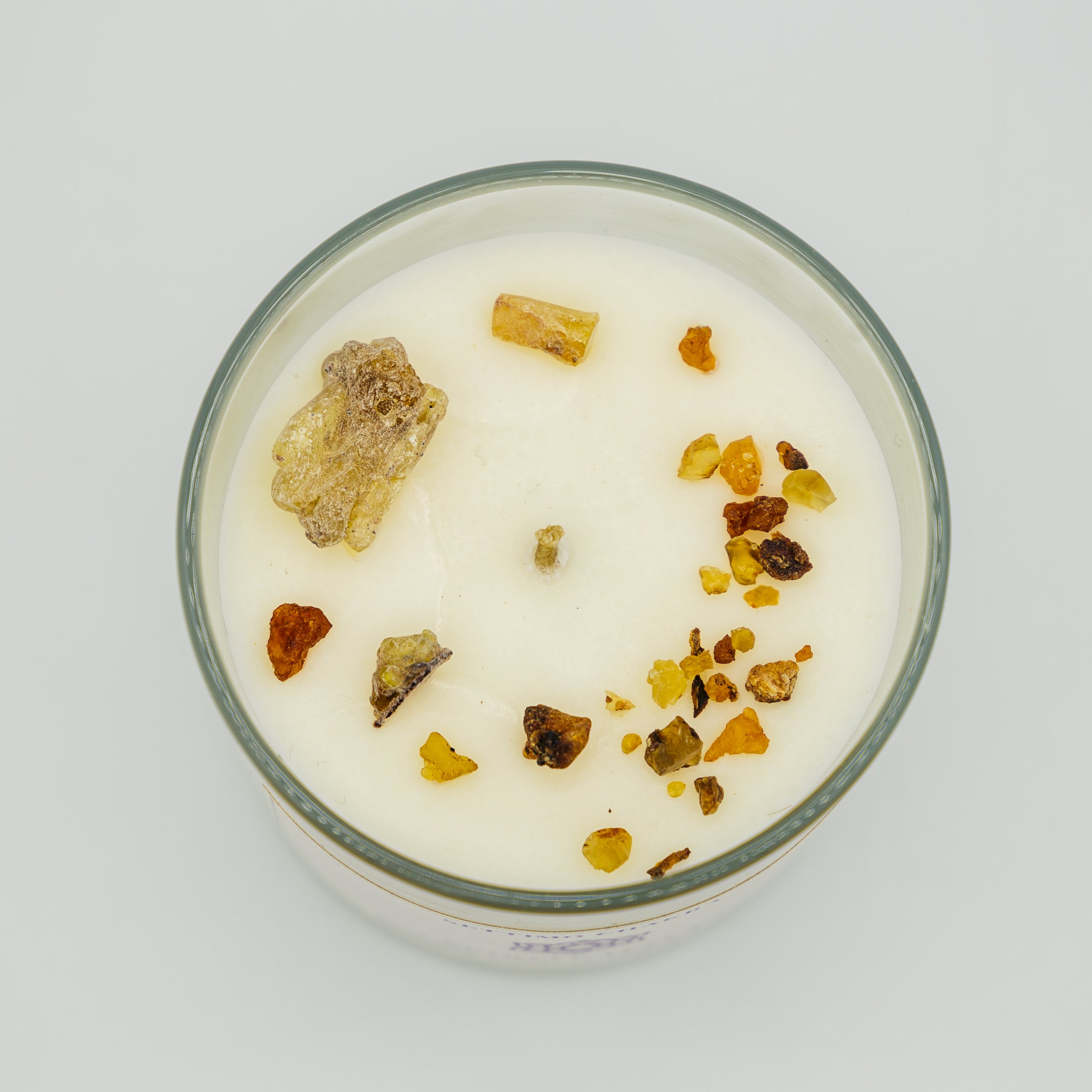 Candela Spiritualità Settimo Chakra - Incenso, Violetta, Mirra e Ambra