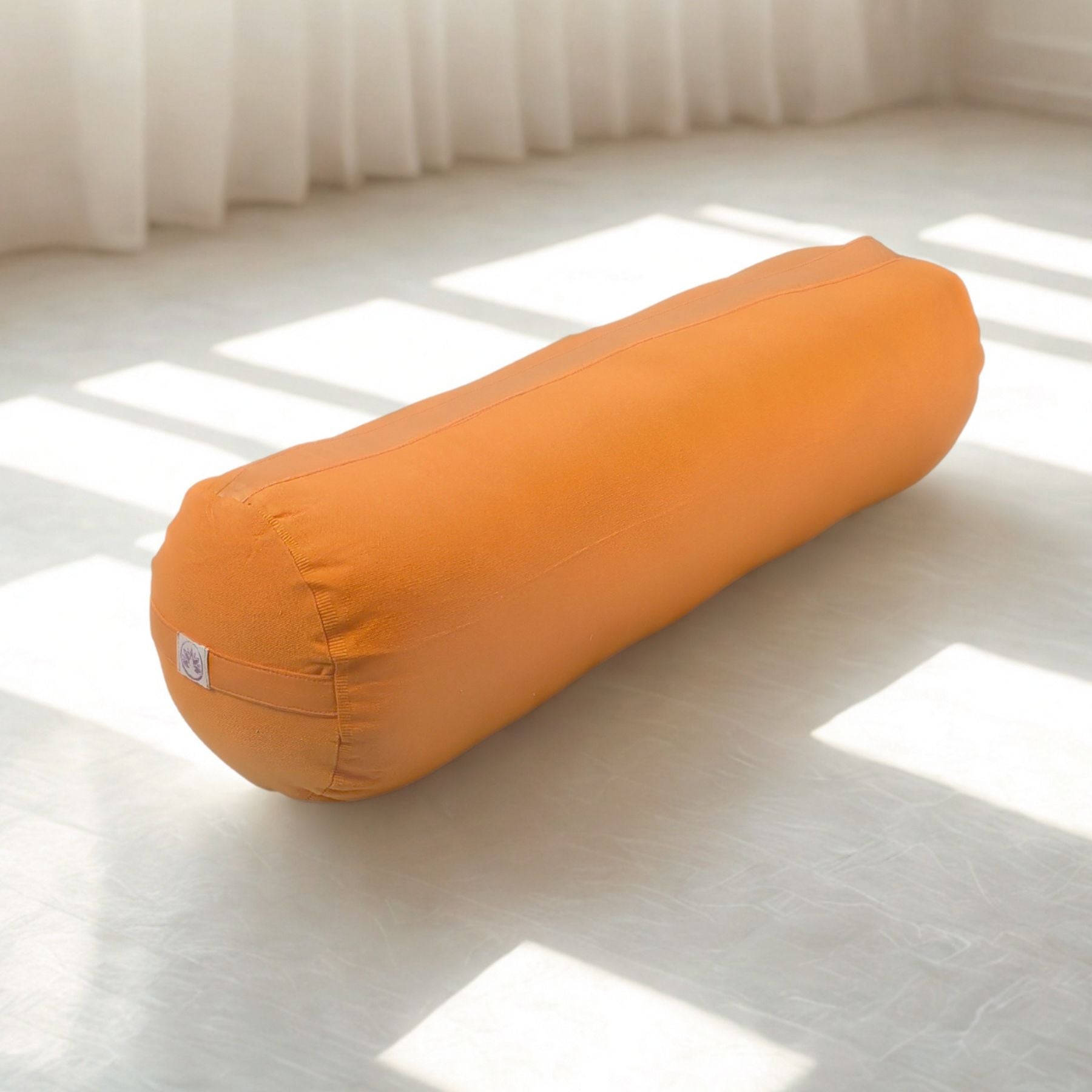 Cuscino Bolster Yoga - Cotone Arancione