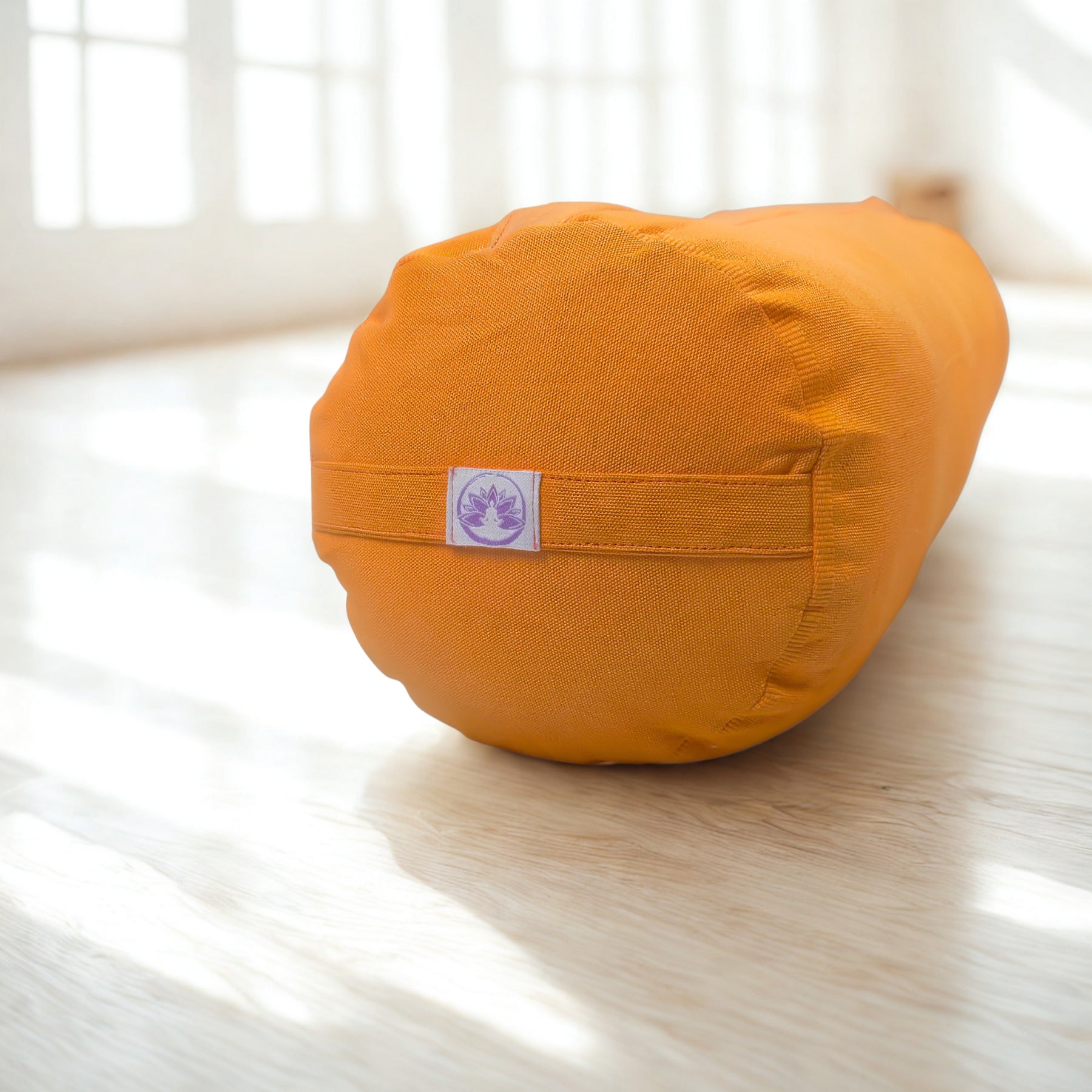 Cuscino Bolster Yoga - Cotone Arancione