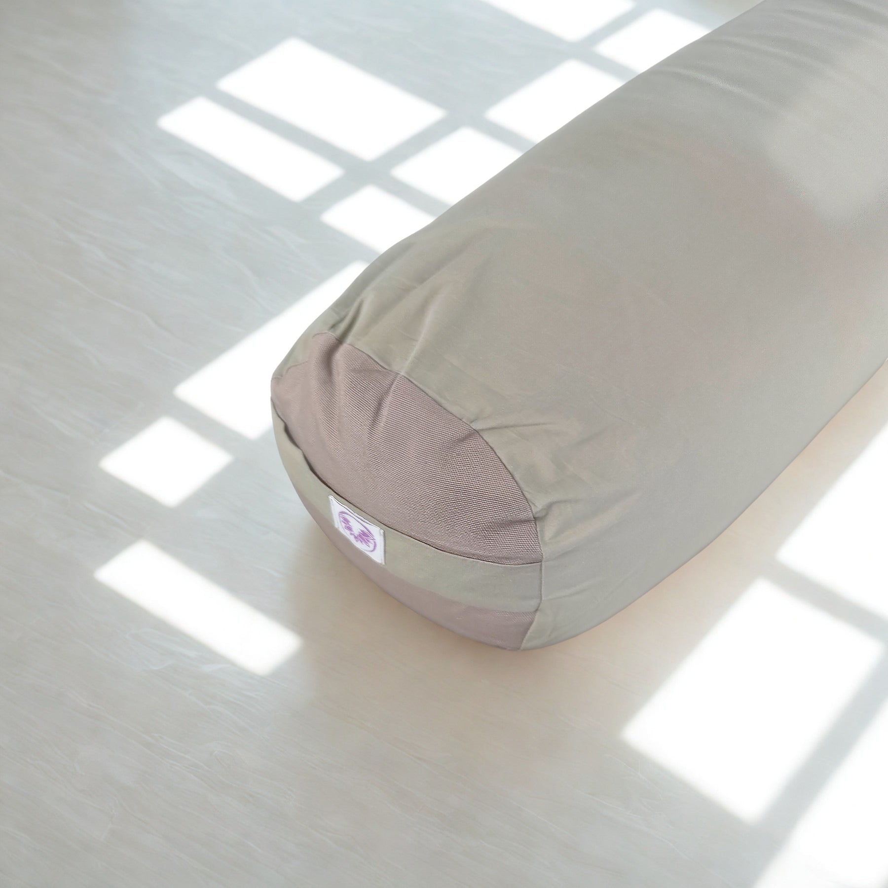 Cuscino Bolster Yoga - Cotone Naturale Scuro