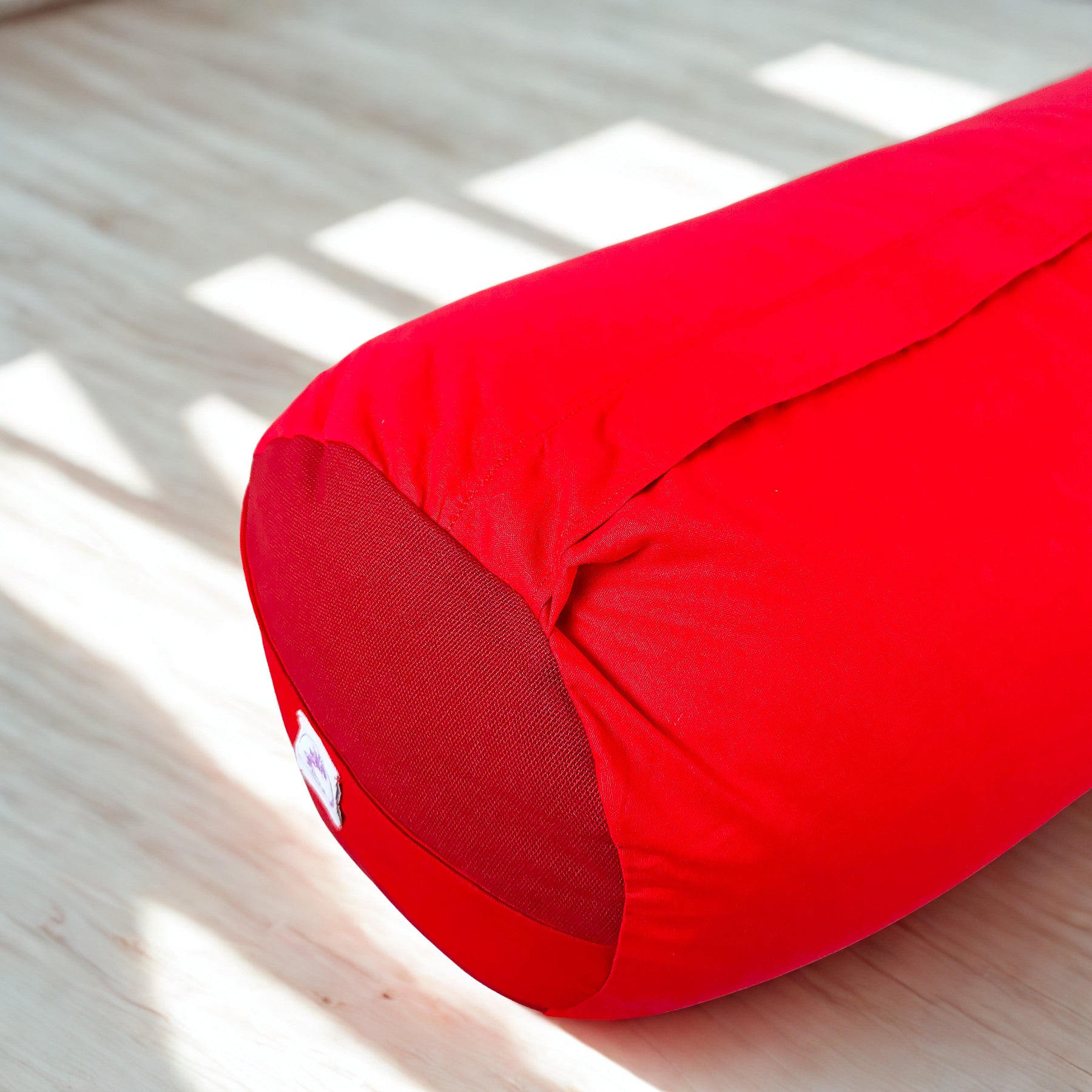 Cuscino Bolster Yoga - Cotone Rosso