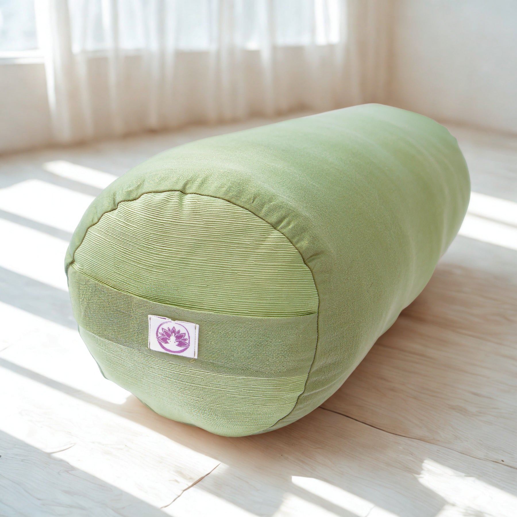 Cuscino Bolster Yoga - Cotone Verde