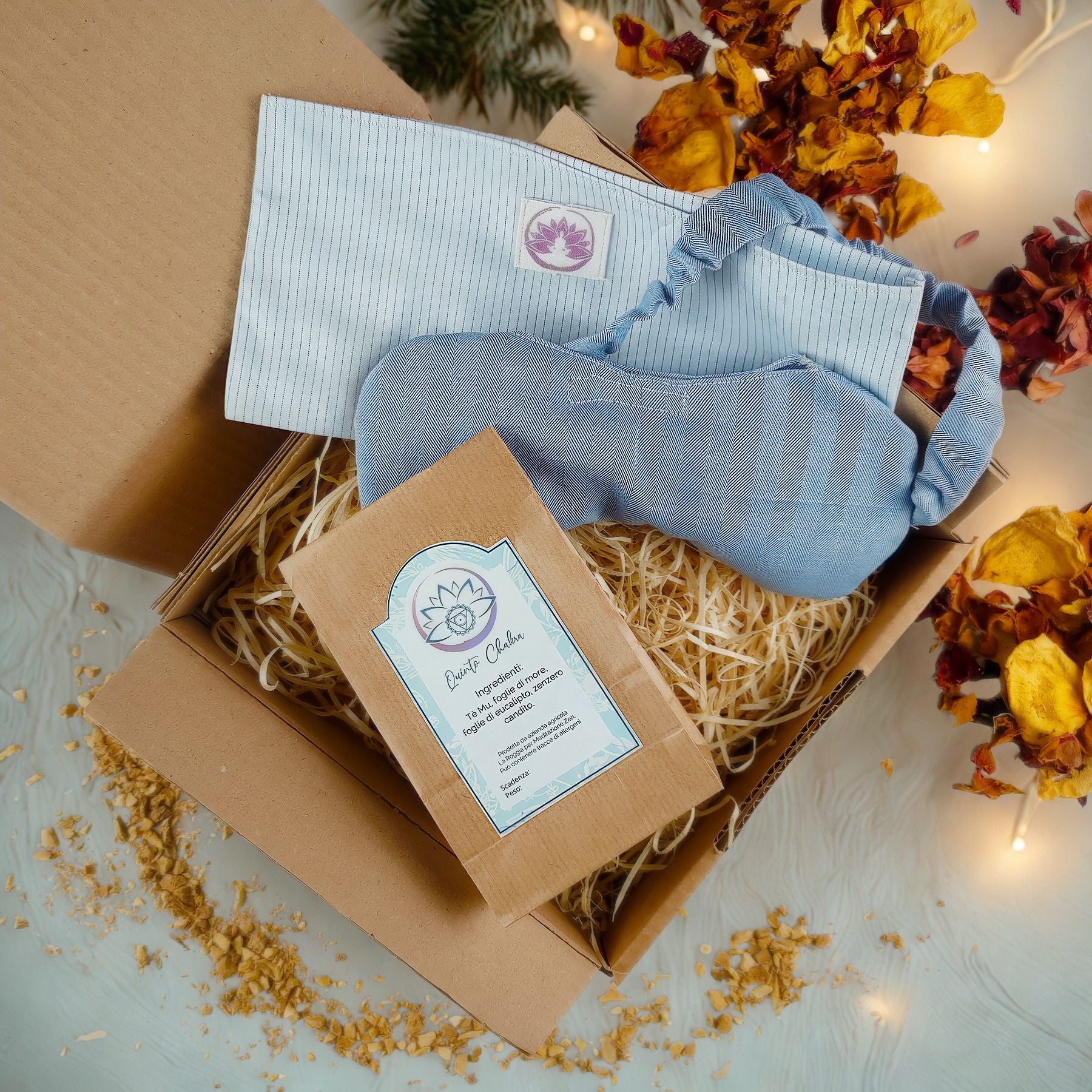 Box Coccole Invernali - Confezione Regalo con Mascherina e Tisana