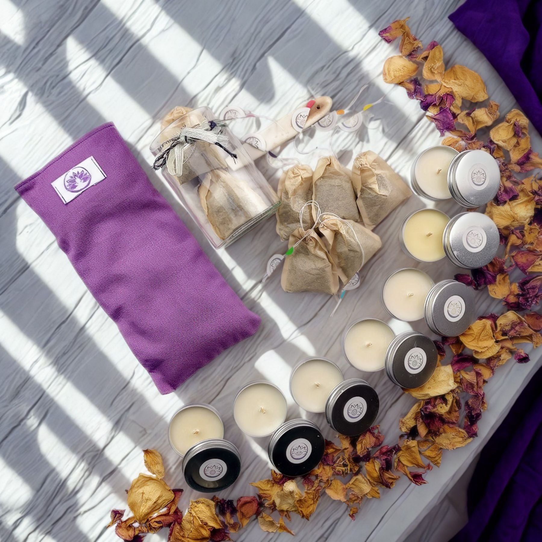 Box Esperienza Sensoriale - Tisane, Candele, Cuscino Occhi