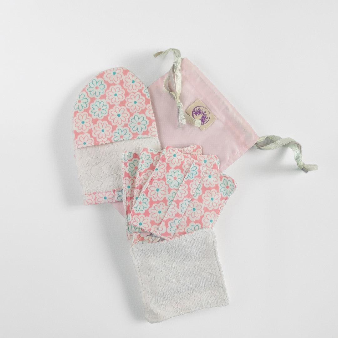 Kit scrub corpo con guanto e panni esfolianti dall&