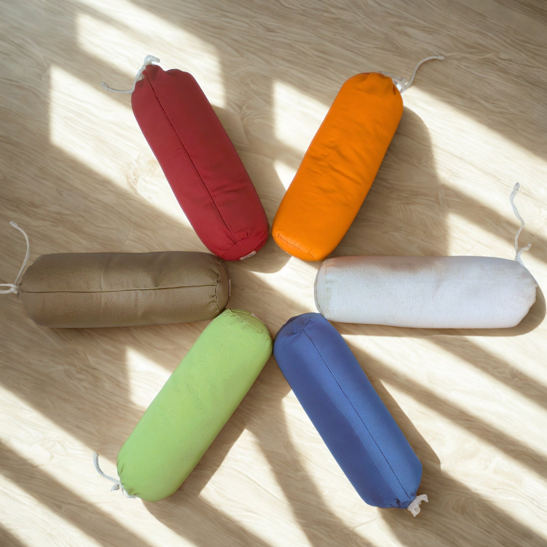 Cuscino Cervicale con Pula di Grano Saraceno - Mini Bolster