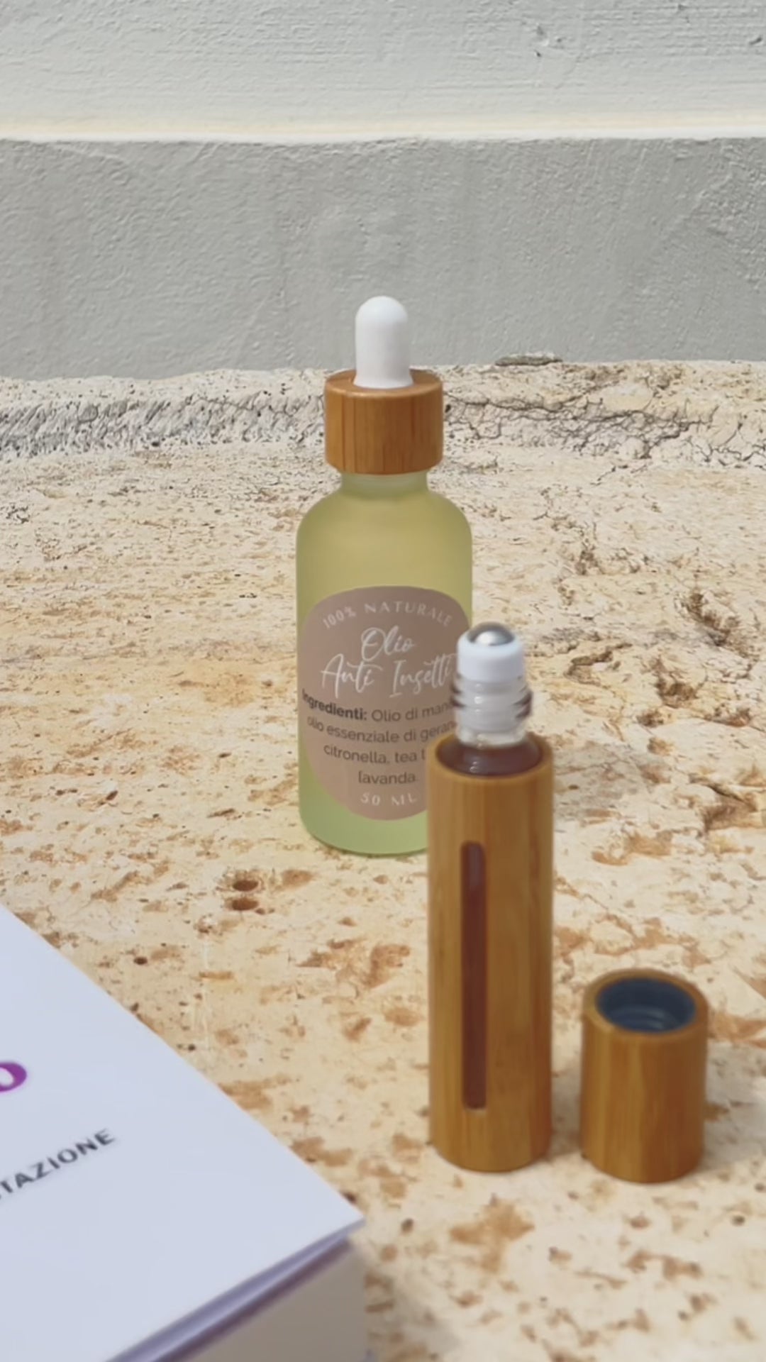 Oli Anti Insetti Naturali - Set Roll-On + Boccetta
