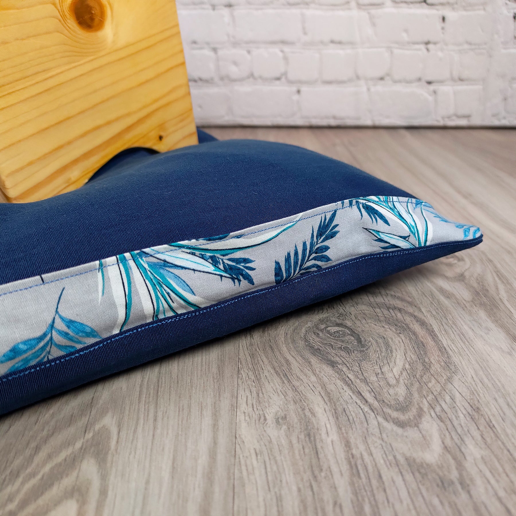 Set da Meditazione Palme Blu con Sgabello