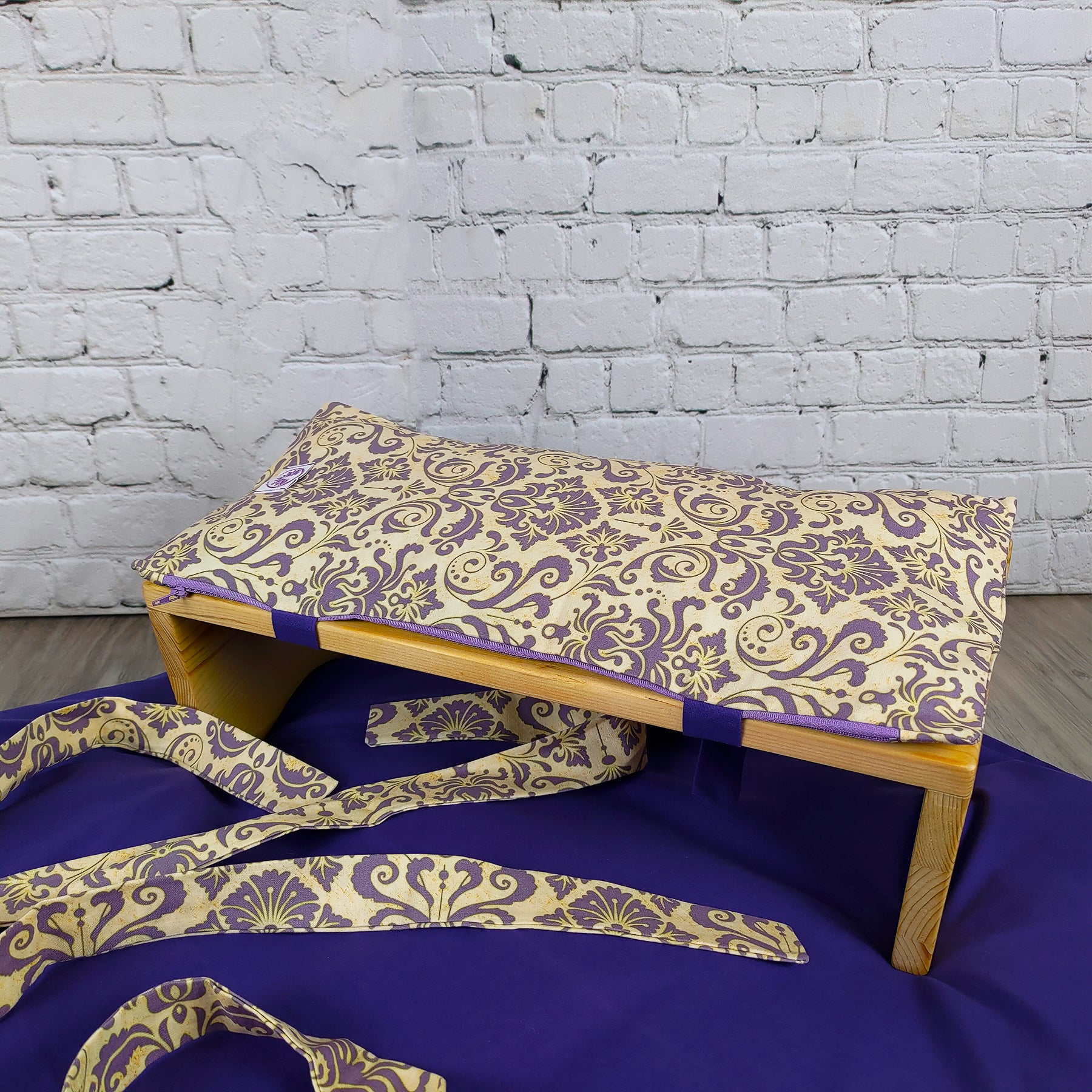 Set da Meditazione Ramage Viola con Sgabello