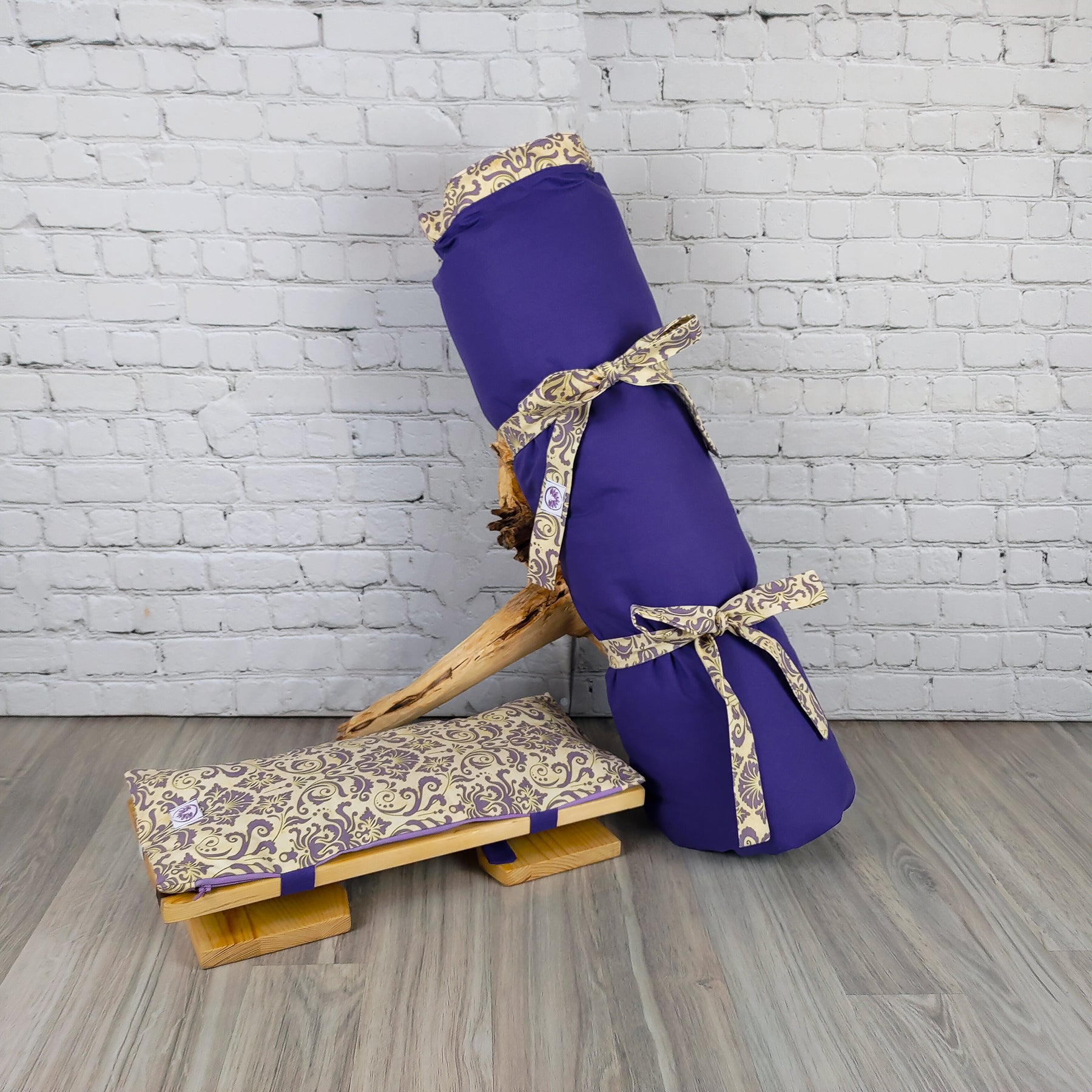 Set da Meditazione Ramage Viola con Sgabello