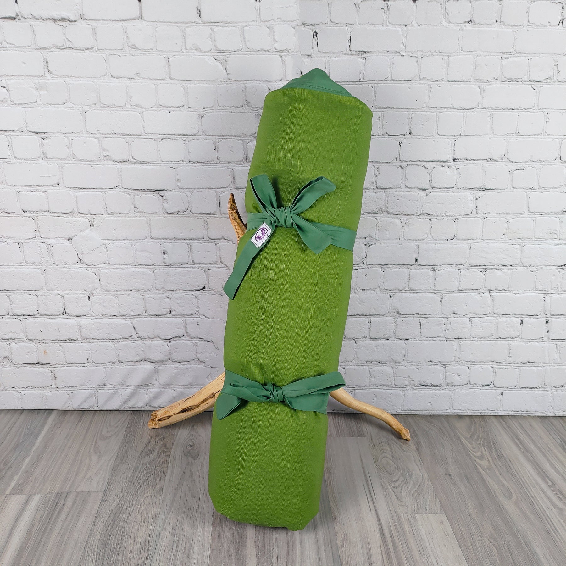 Cuscini di supporto lombari Shop Zen con tappetino zabuton verde, ideale per comfort e benessere