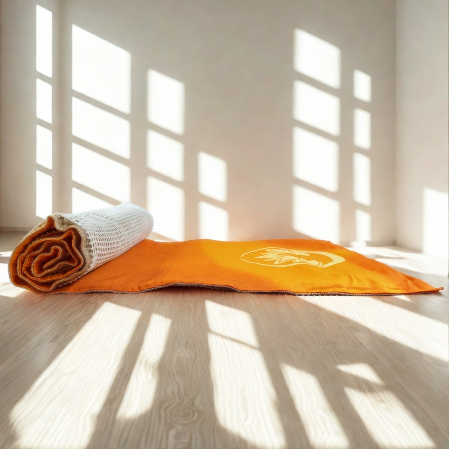 Tappetino Yoga Ecologico in Iuta e Cotone