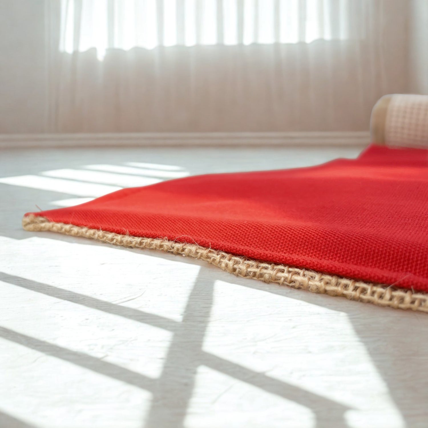 Tappetino Yoga Ecologico in Iuta e Cotone