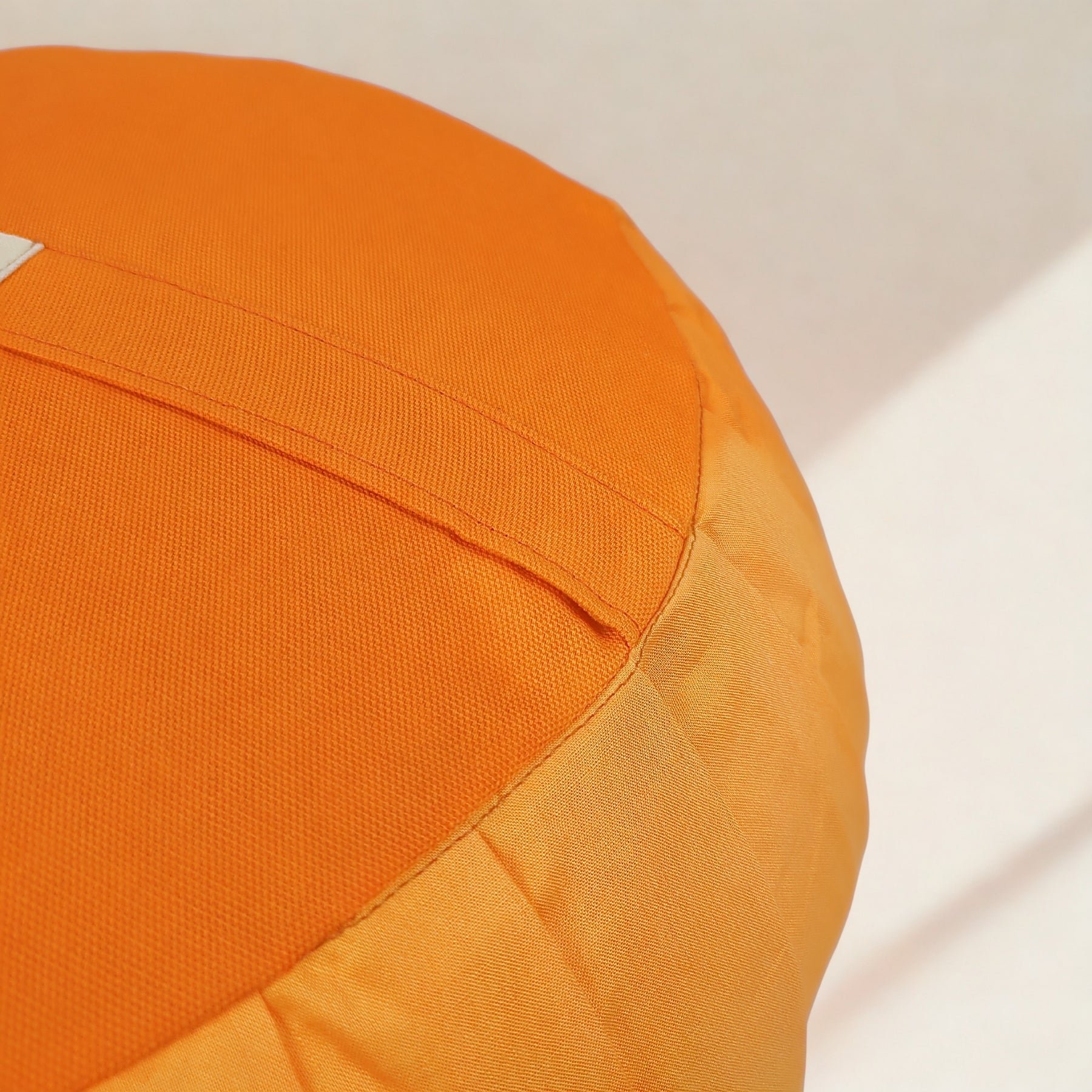 Cuscino Zafu Classico - Cotone Arancione