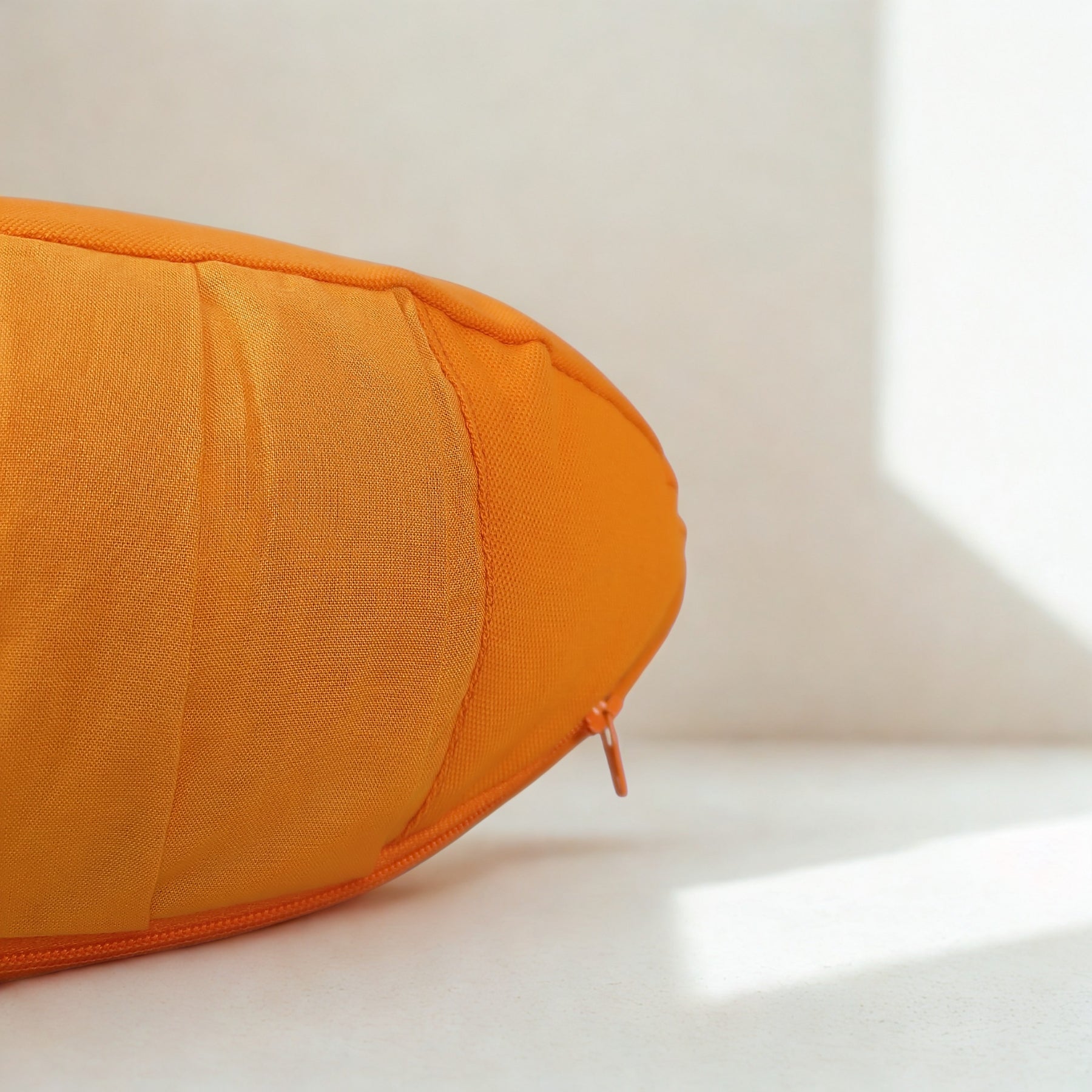 Cuscino Zafu Classico - Cotone Arancione