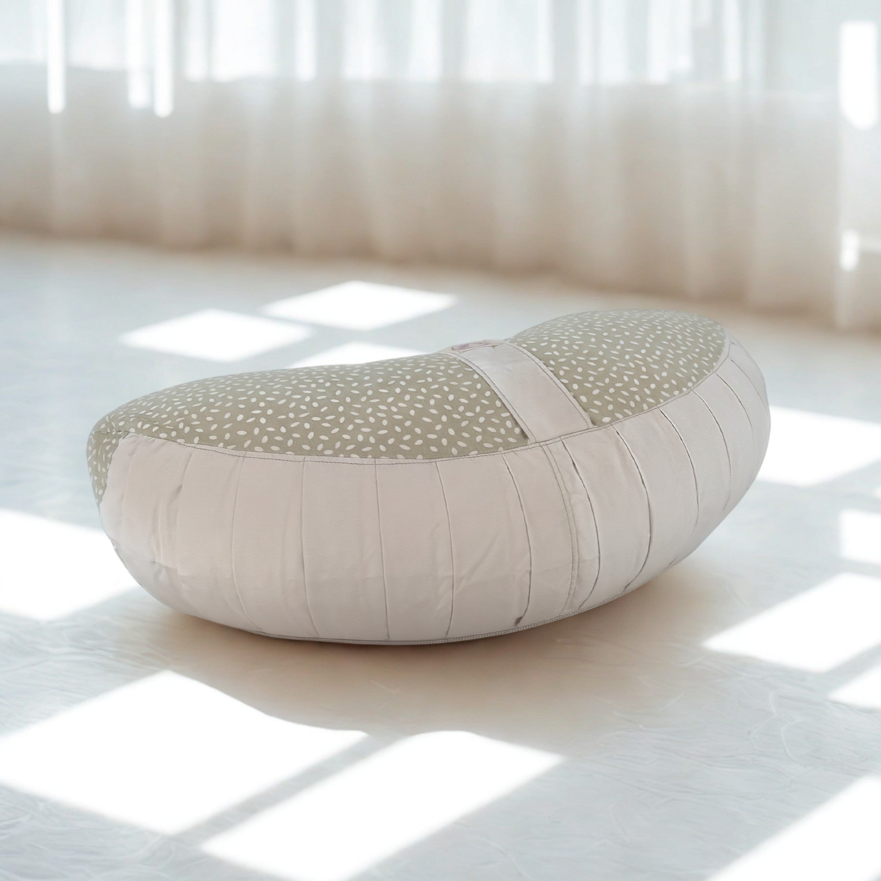 Cuscino Zafu a Mezzaluna Sonia