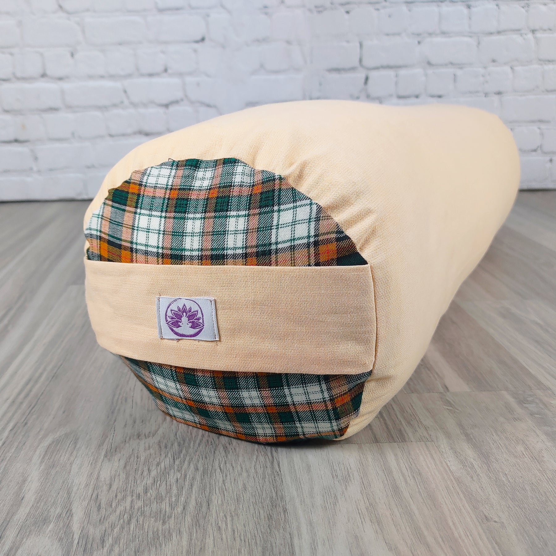 Bolster Yoga Cipria Tartan