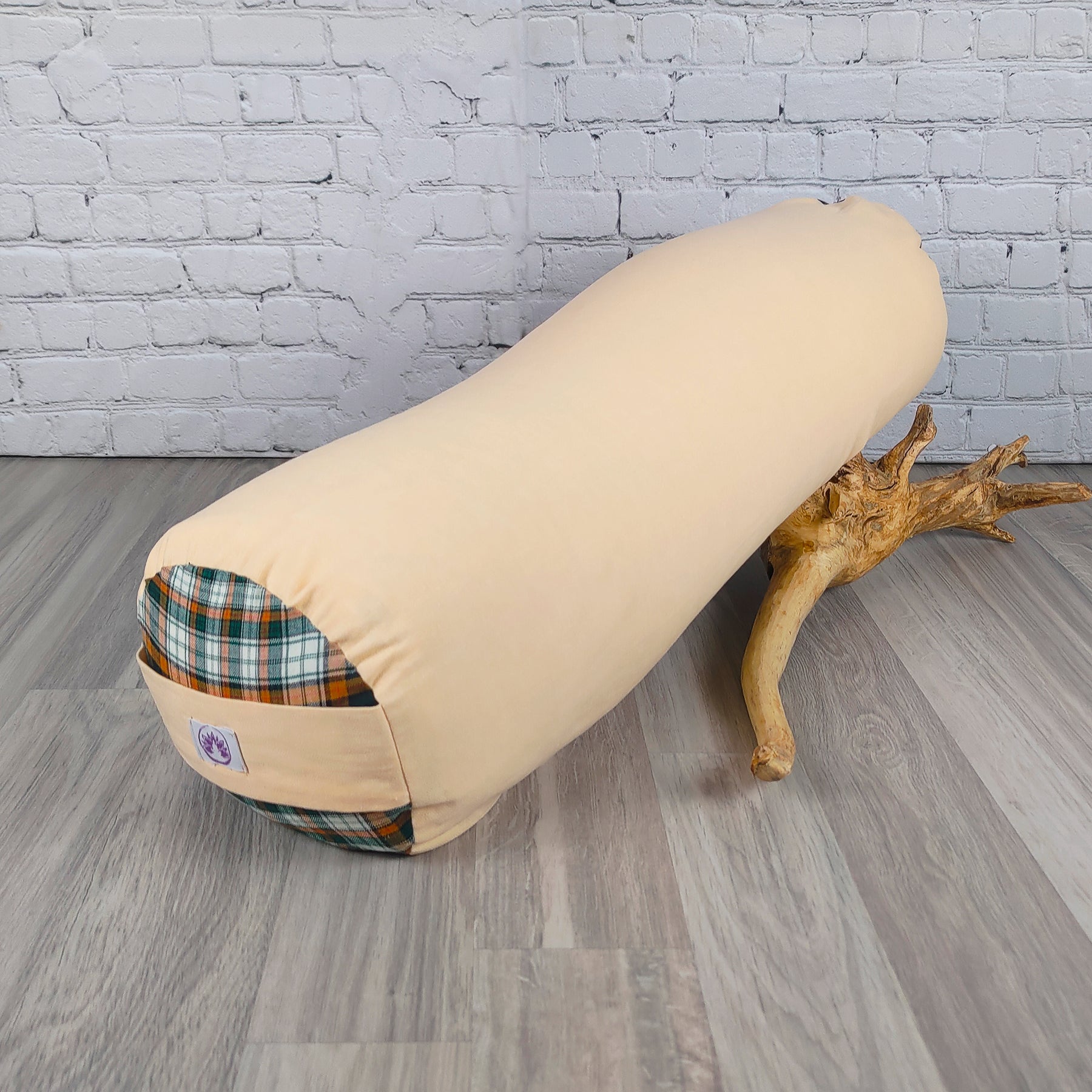 Bolster Yoga Cipria Tartan
