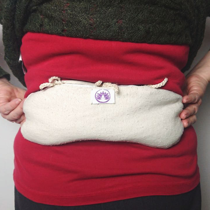 Cuscino defaticante naturale per impacco caldo, perfetto per alleviare dolori muscolari.