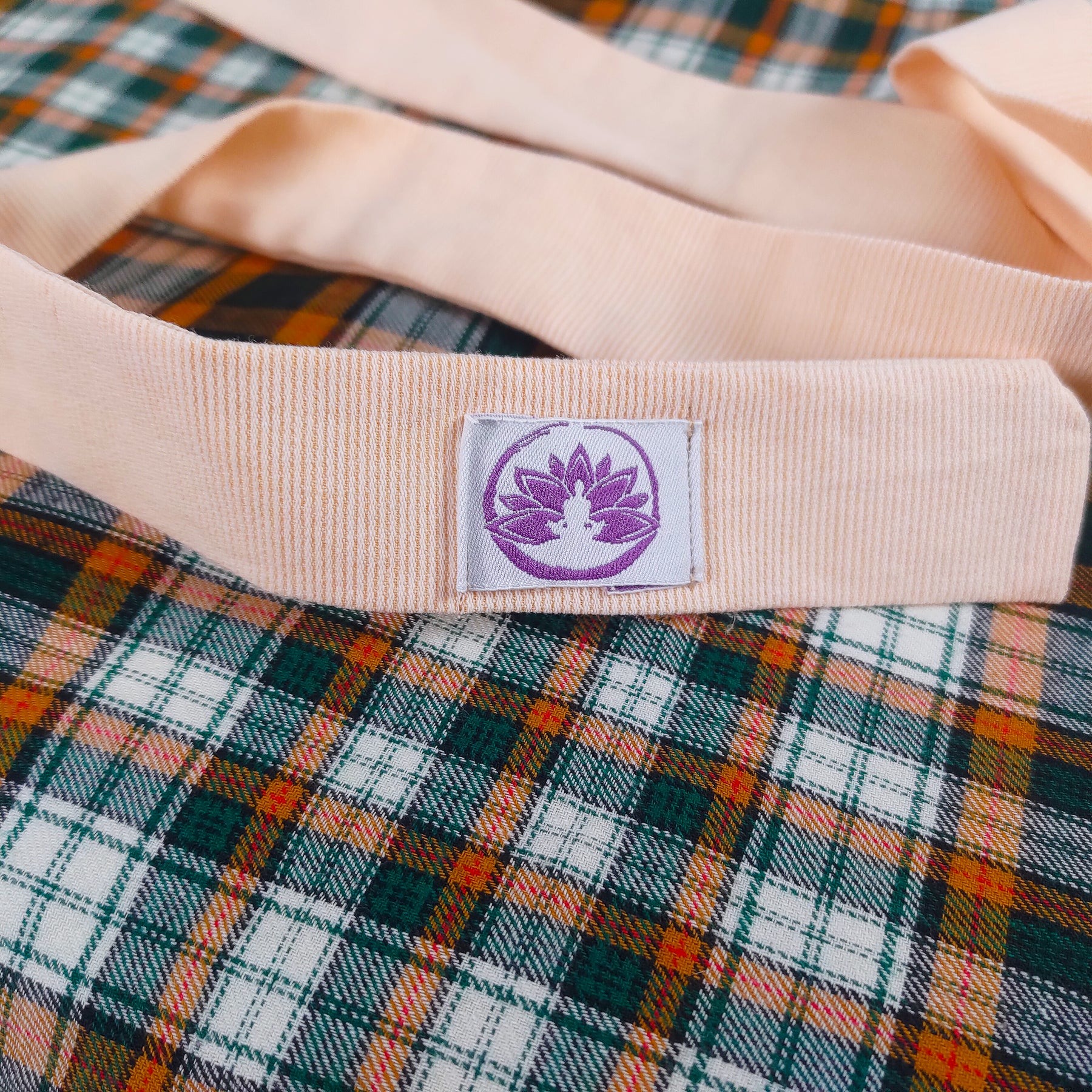 Tappetino Zabuton Cipria Tartan