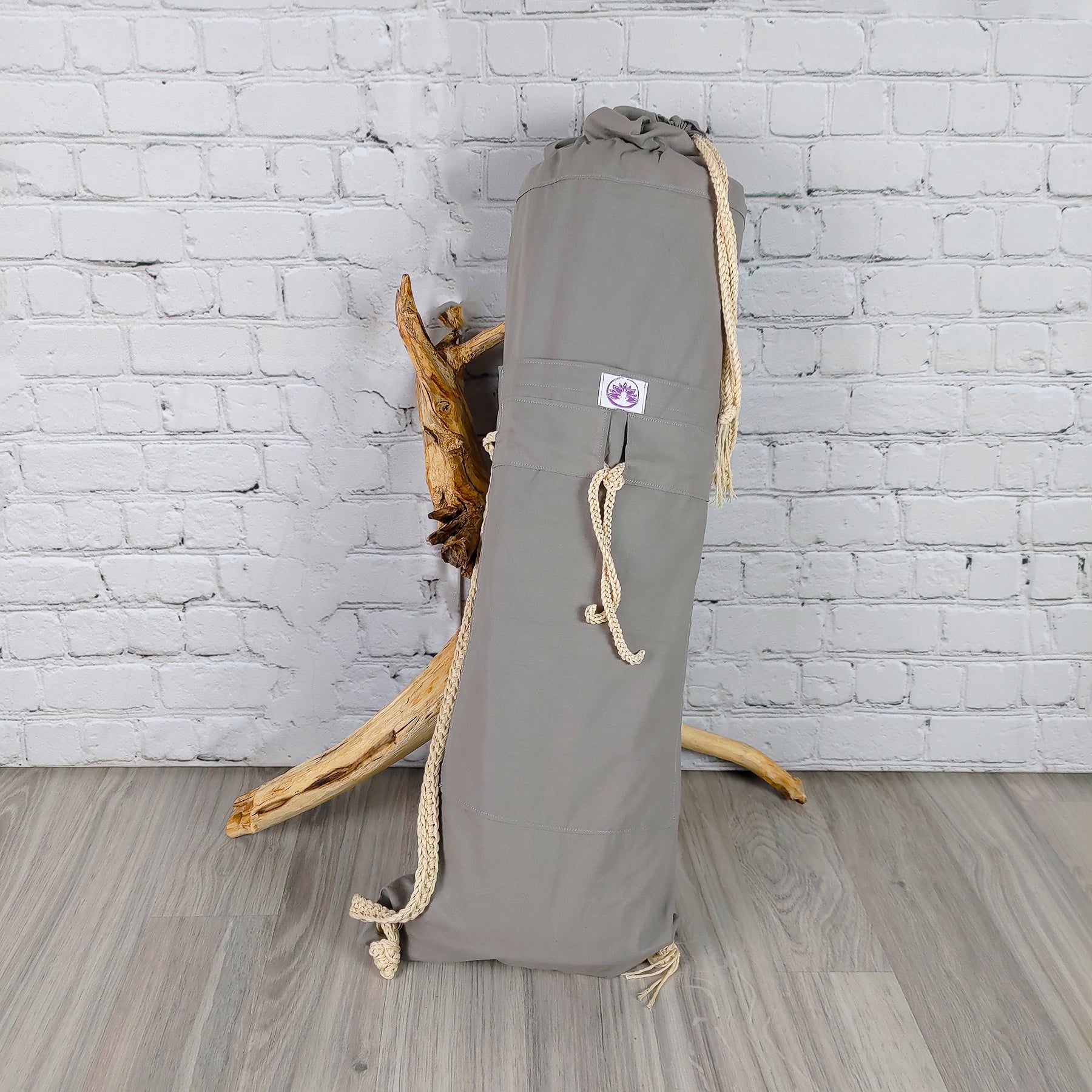 Borsa per tappetino yoga in puro cotone