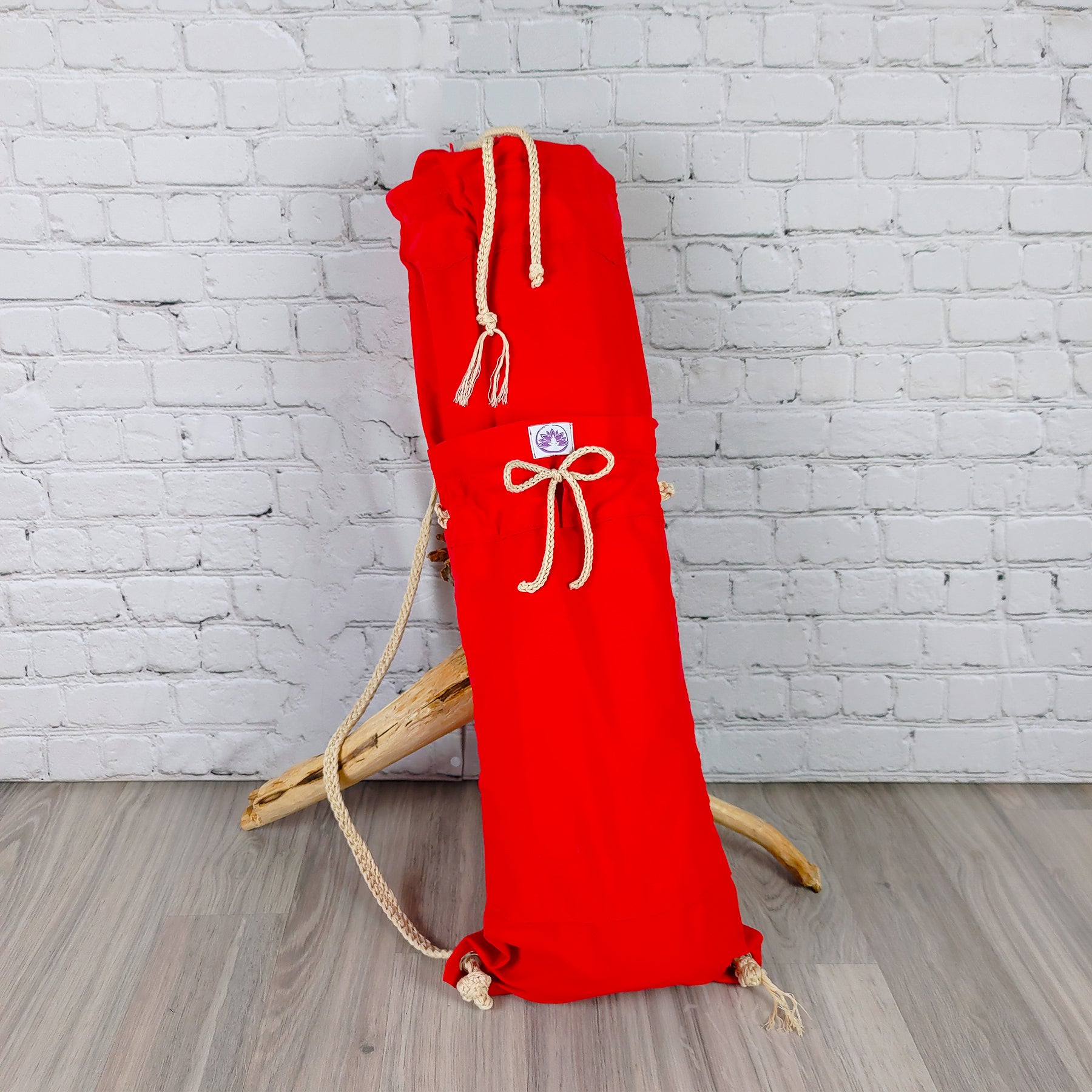 Borsa per tappetino yoga in puro cotone