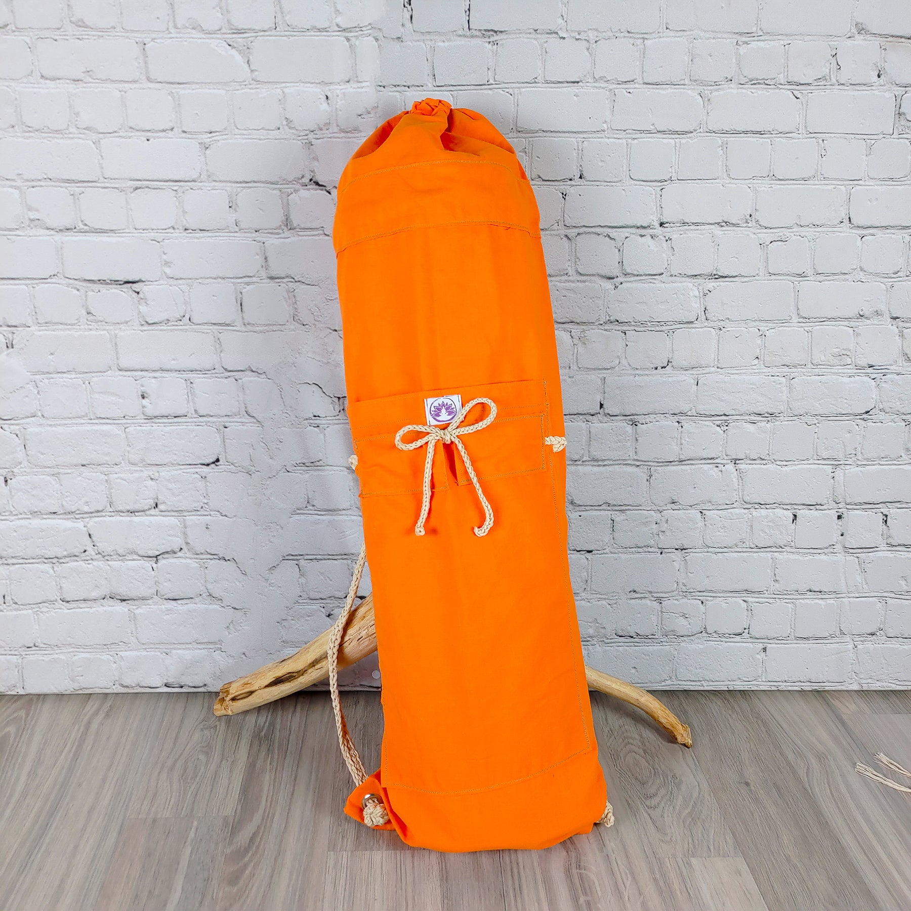 Borsa per tappetino yoga in puro cotone