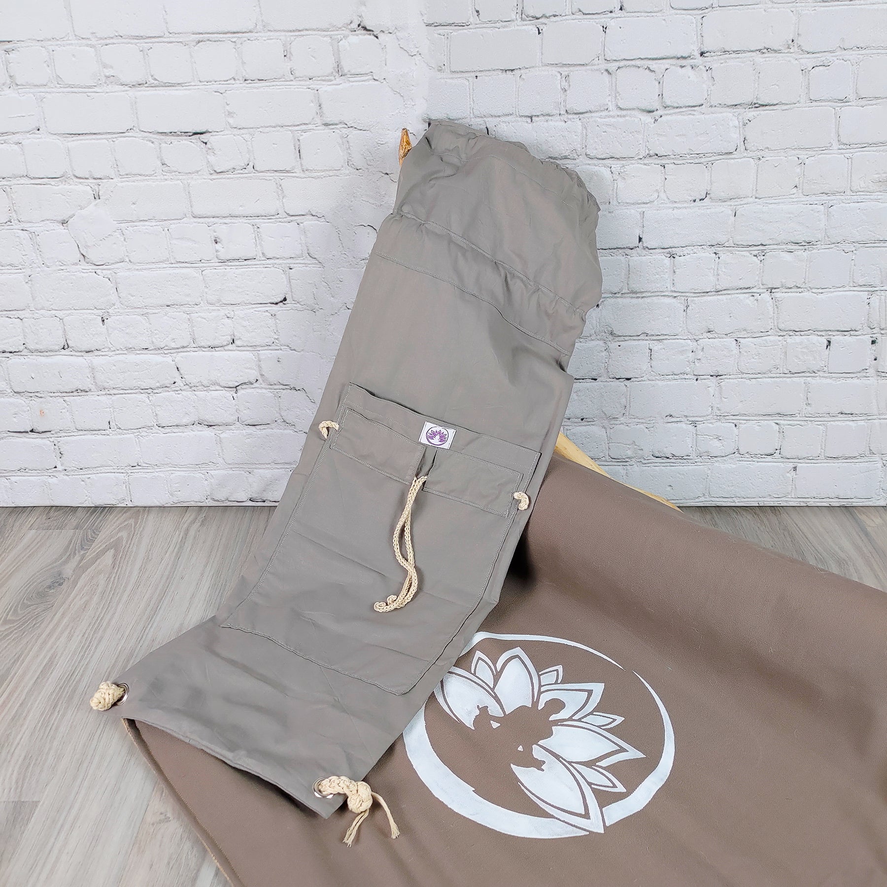 Borsa per tappetino yoga in puro cotone