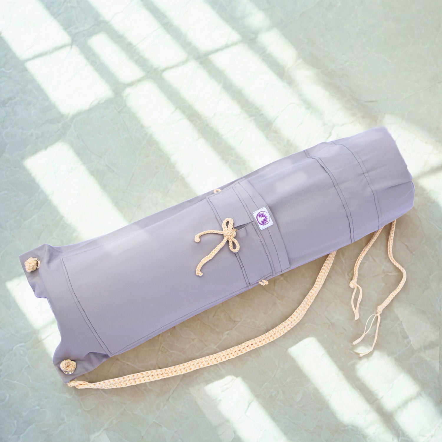 Borsa Per Tappetino Yoga in Puro Cotone
