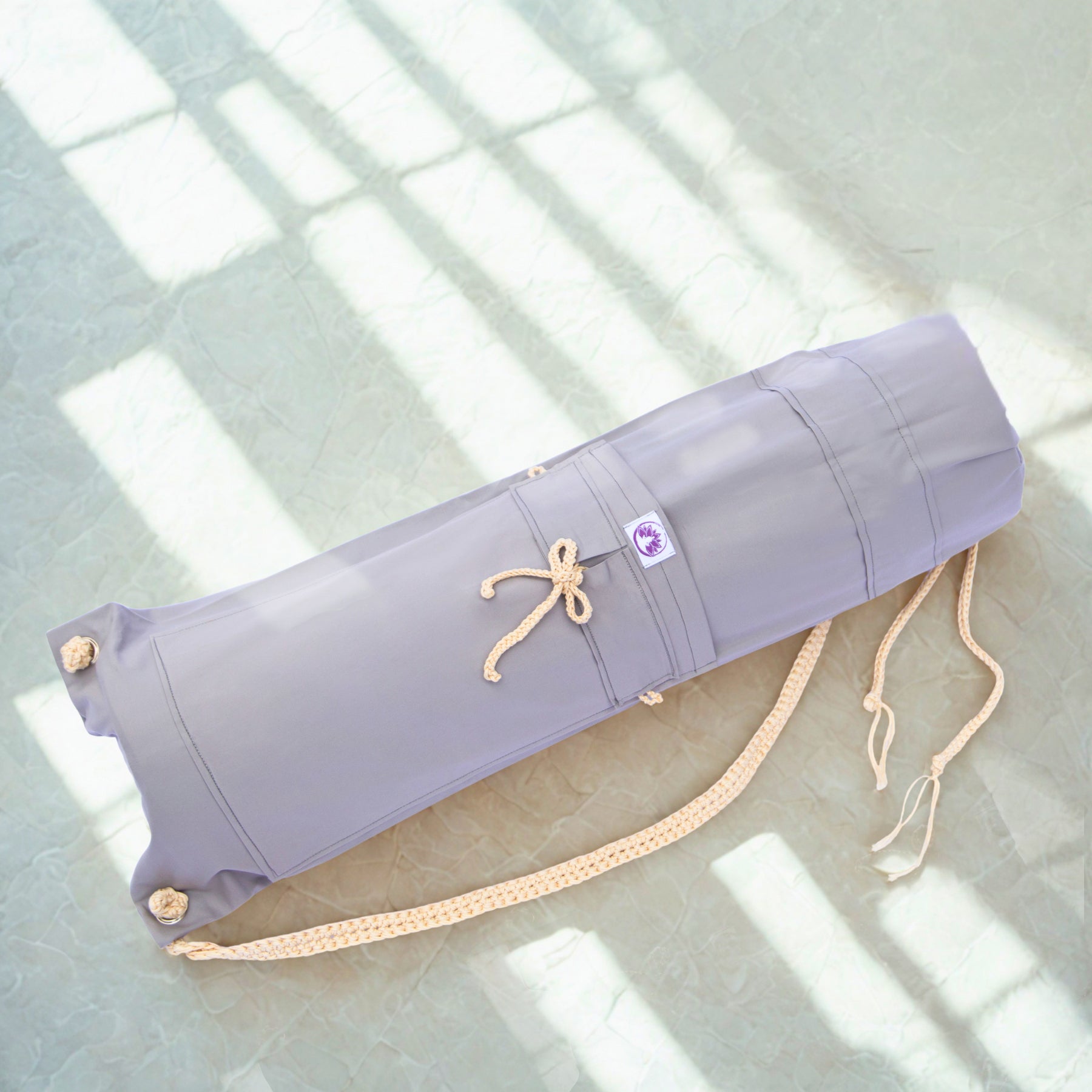 Borsa Per Tappetino Yoga in Puro Cotone