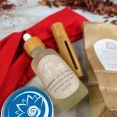 Confezione regalo box benessere estivo con olio anti-insetti e prodotti naturali