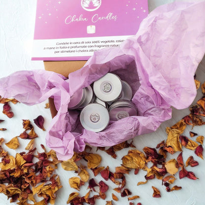 Box Esperienza Olfattiva con 7 Candele Chakra