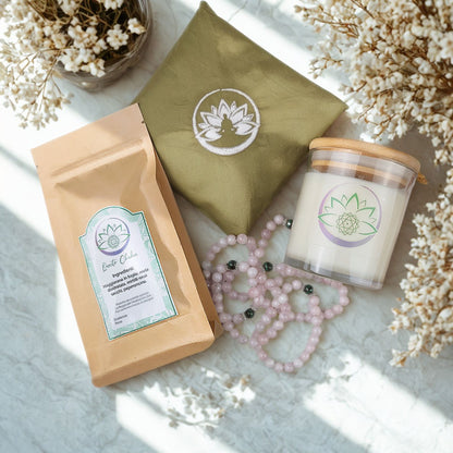 Box Equilibrio Chakra - Tisana, Candela, Bracciale e Profumatore