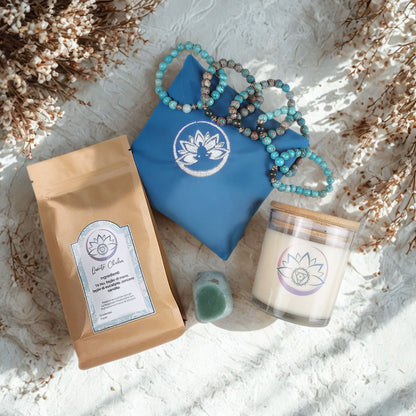 Box Equilibrio Chakra - Tisana, Candela, Bracciale e Profumatore