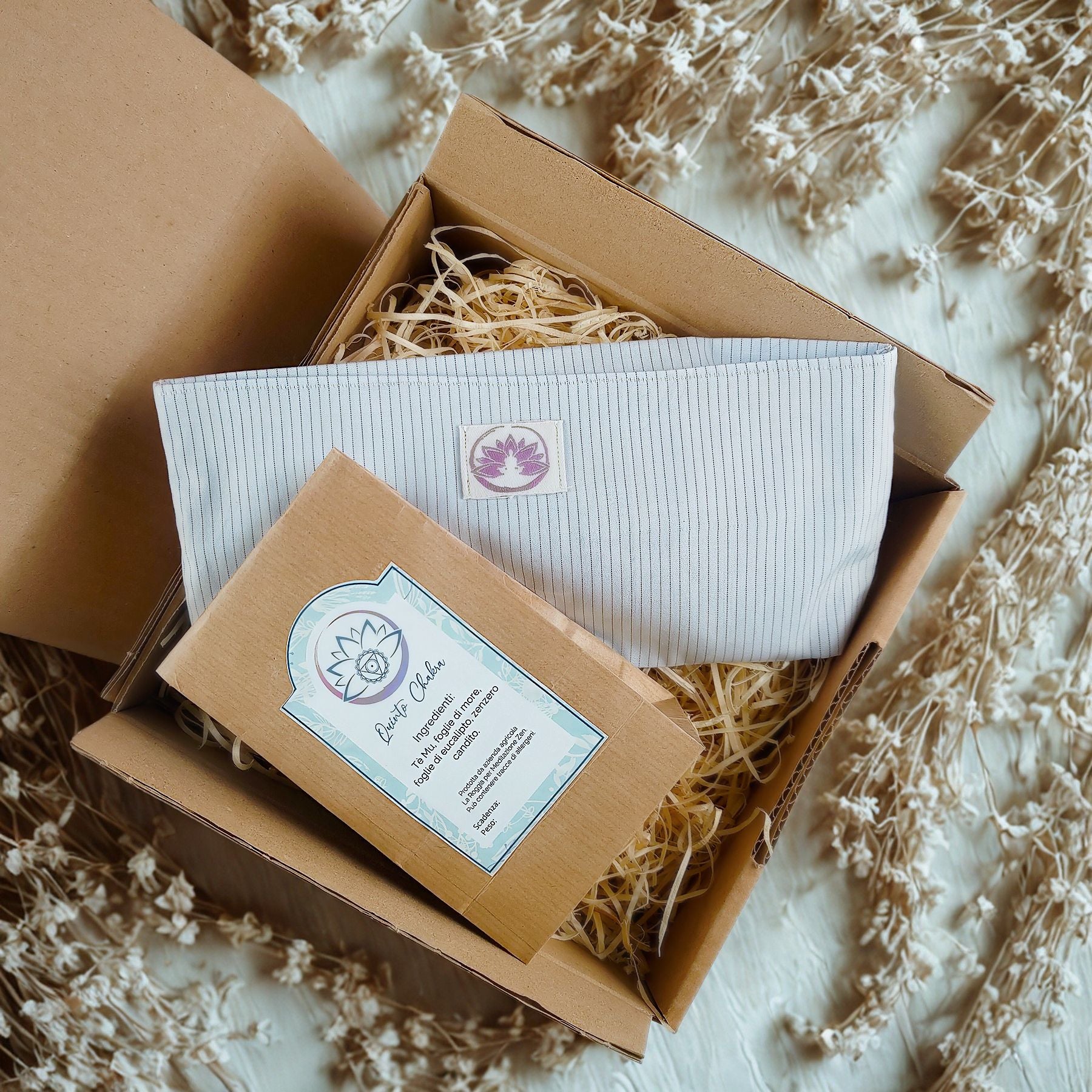 Box Coccole Invernali - Confezione Regalo con Mascherina e Tisana