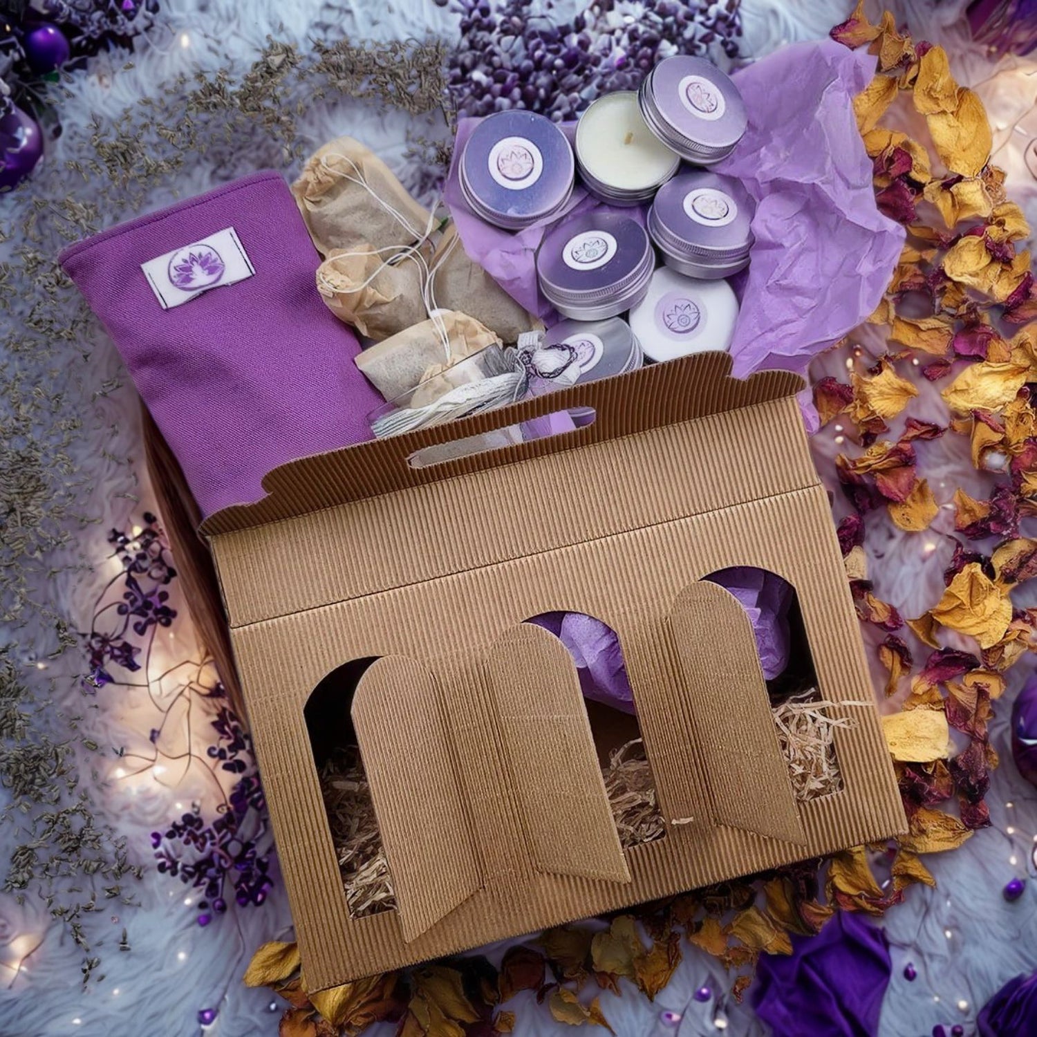 Box Esperienza Sensoriale - Tisane, Candele, Cuscino Occhi