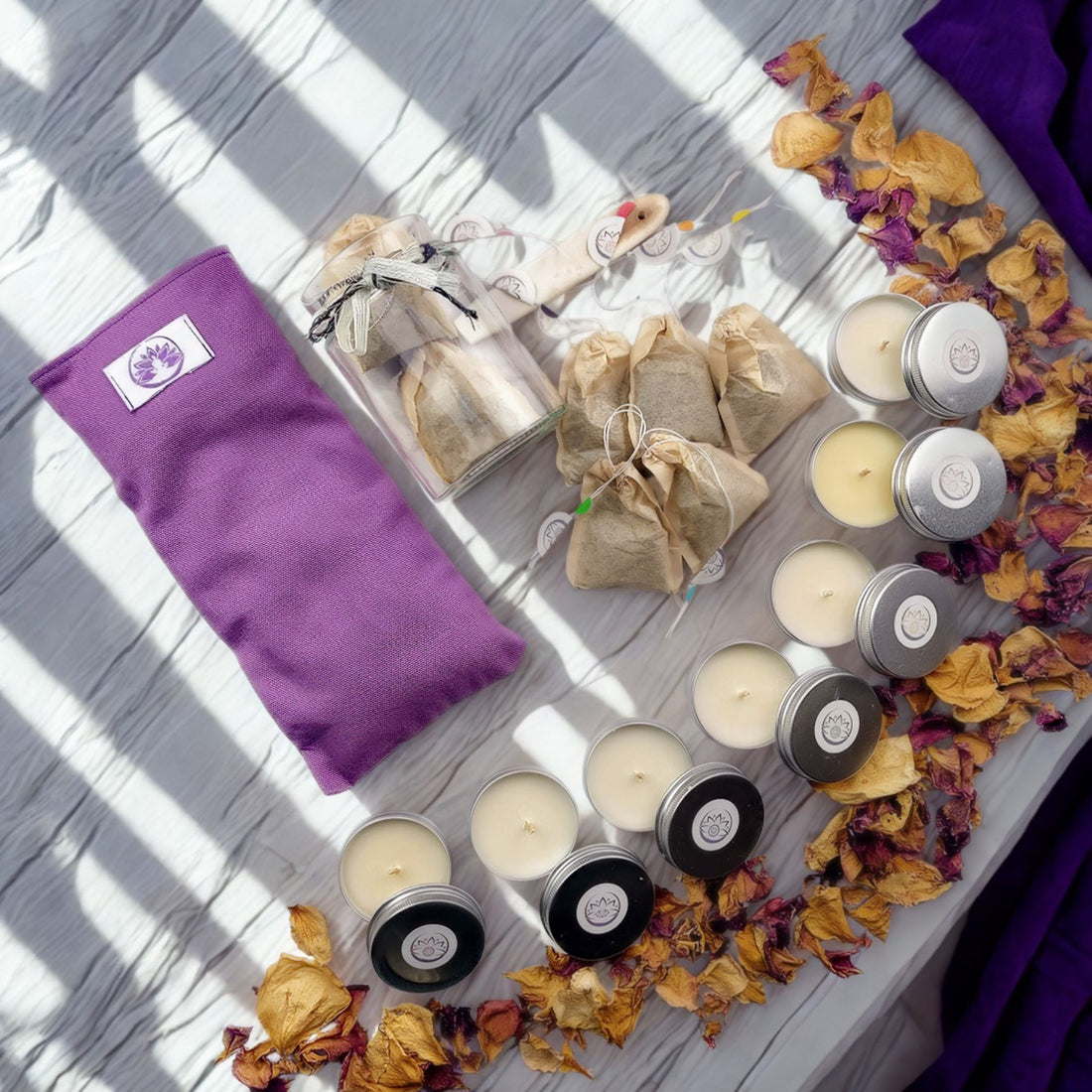 Box Esperienza Sensoriale - Tisane, Candele, Cuscino Occhi