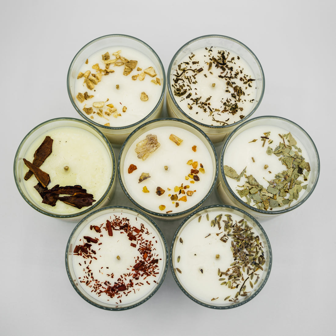 Set di candele 7 chakra con ingredienti naturali per il benessere e l&
