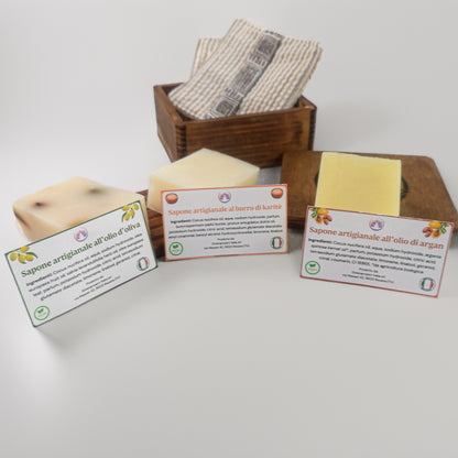 Cofanetto benessere naturale con saponi artigianali all&