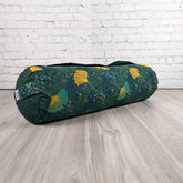 Cuscino bolster yoga giardino fatato con motivo floreale per supporto e comfort durante la meditazione