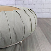 Cuscino zafu classici naturale chiaro, morbido e confortevole per supporto lombare durante la meditazione