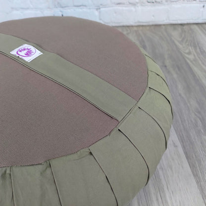 Cuscino zafu meditazione in tessuto confortevole per supporto lombare e relax durante la meditazione