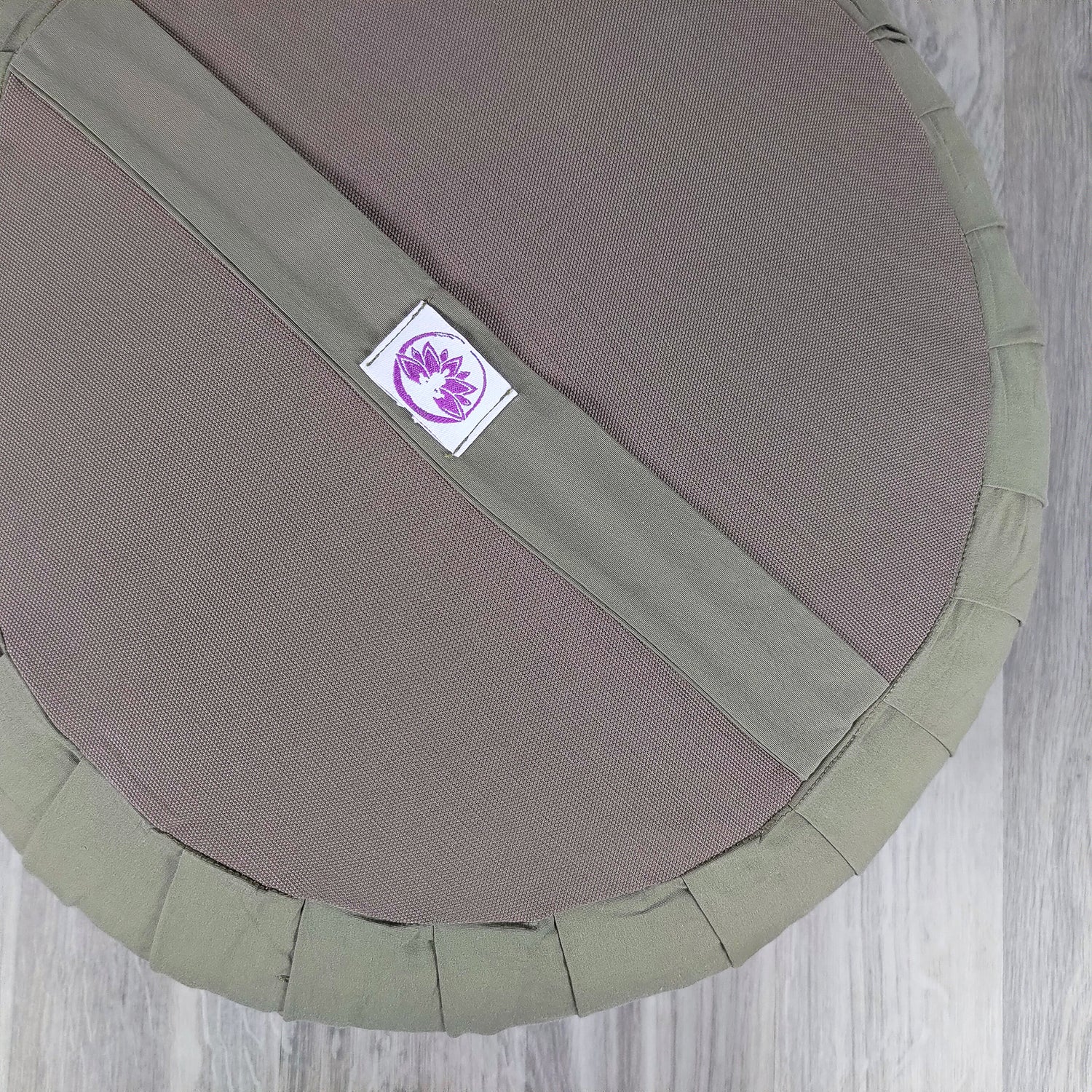 Cuscino zafu meditazione rotondo in tessuto resistente per supporto lombare e comfort durante la meditazione