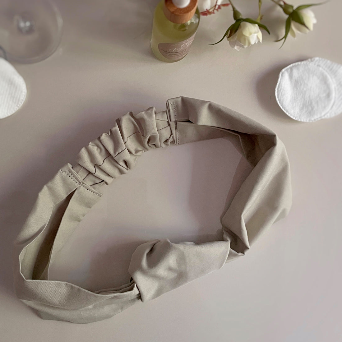 Fascia per capelli elastica in tinta unita