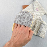 Kit scrub corpo con guanto esfoliante in tessuto e sacchetti per la cura della pelle