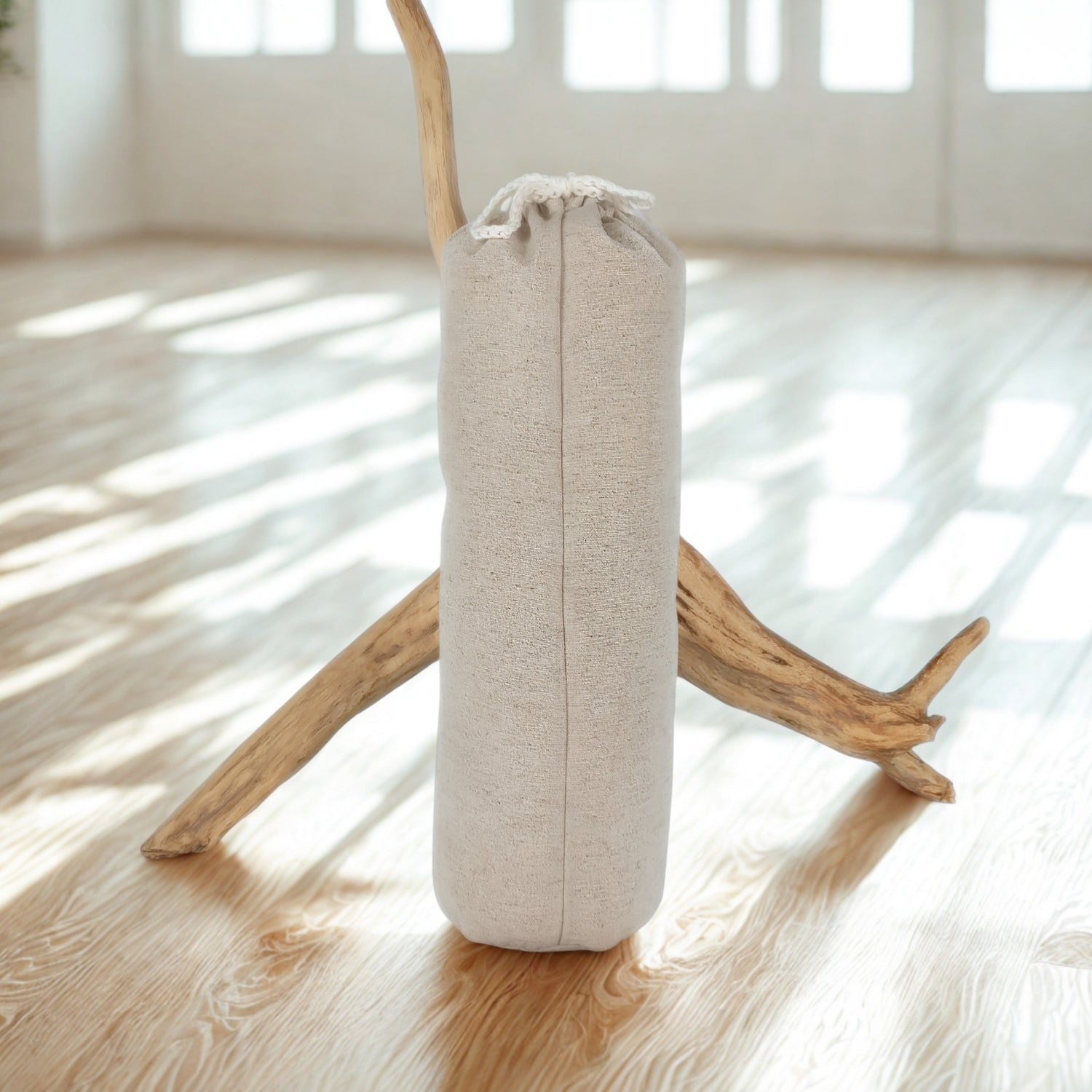 Cuscino Cervicale con Pula di Grano Saraceno - Mini Bolster
