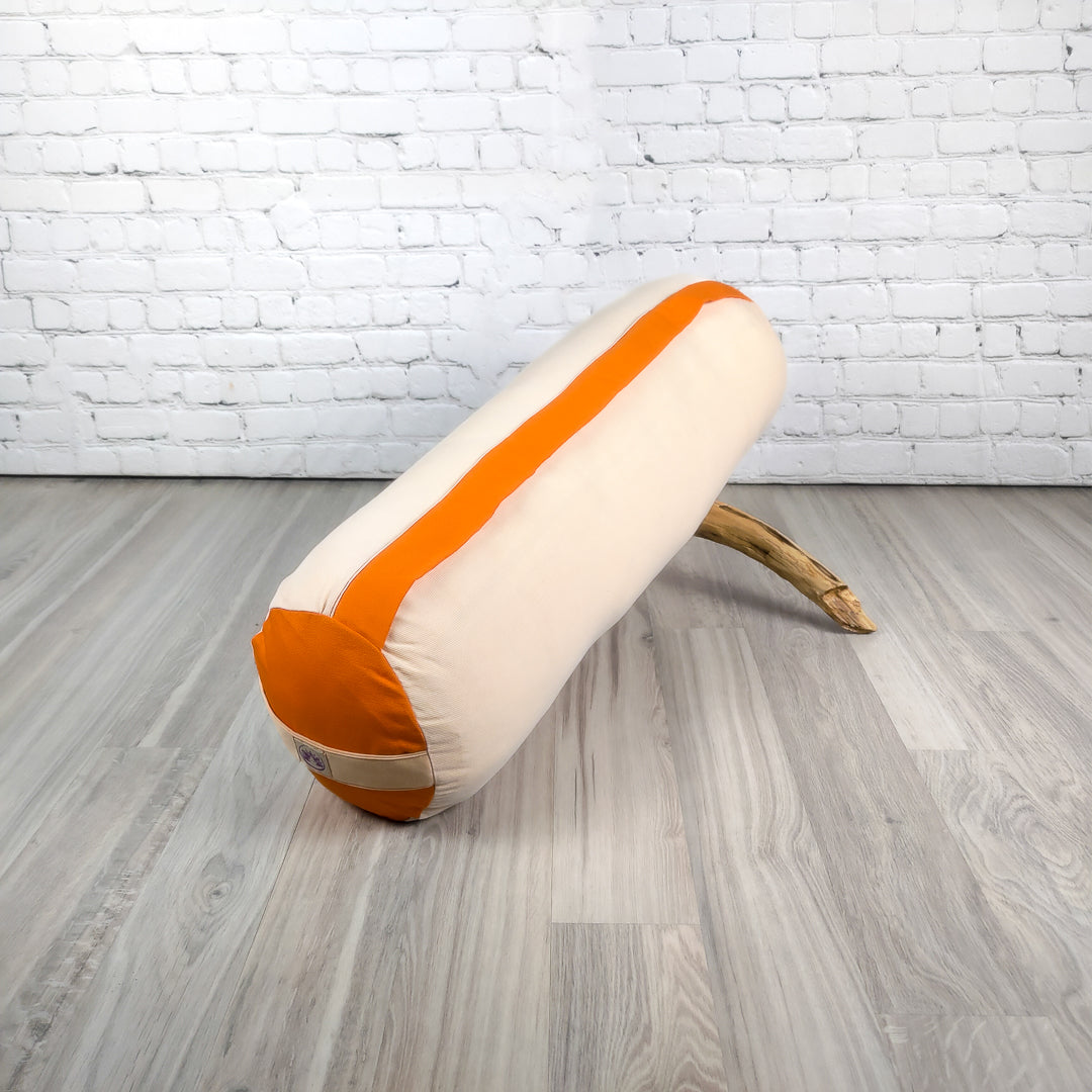 Bolster yoga Alba Arancione