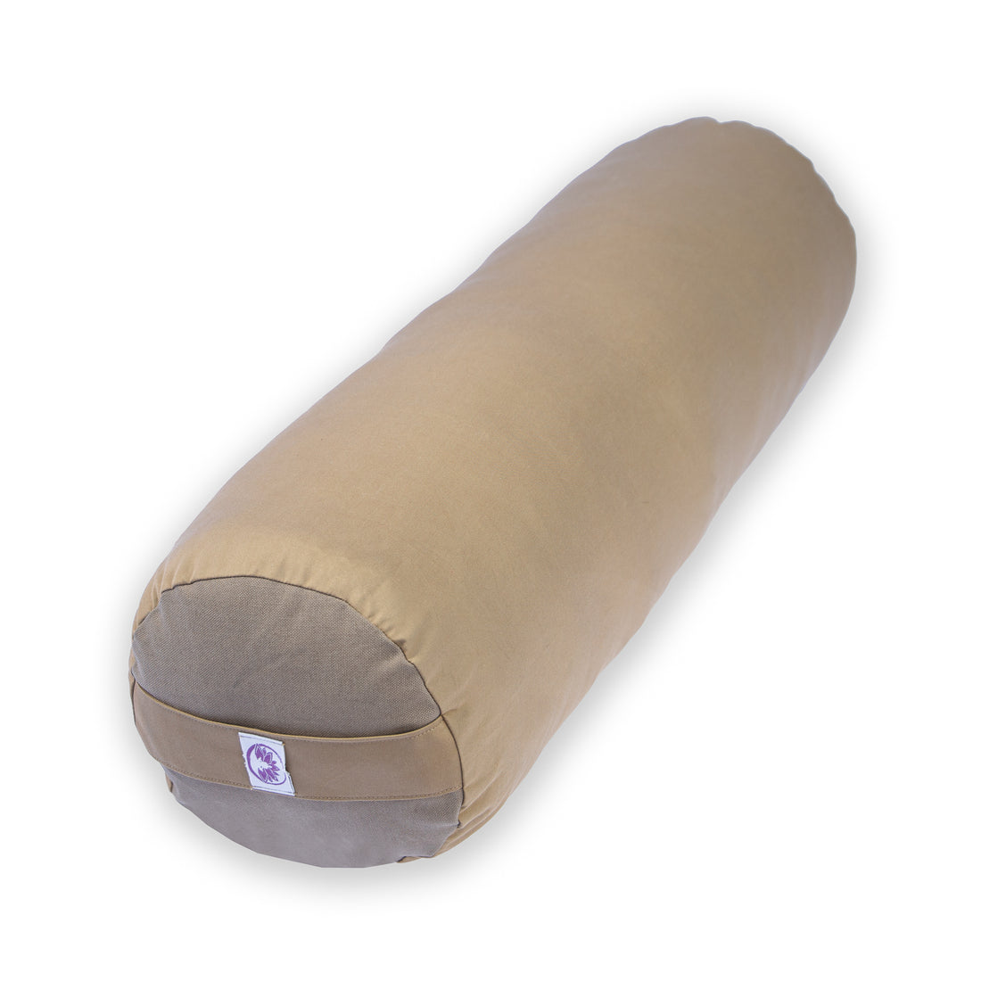 Bolster yoga monocromatico naturale scuro