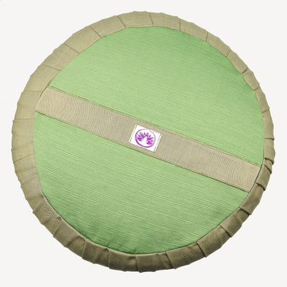 Cuscino zafu classico monocromatico verde